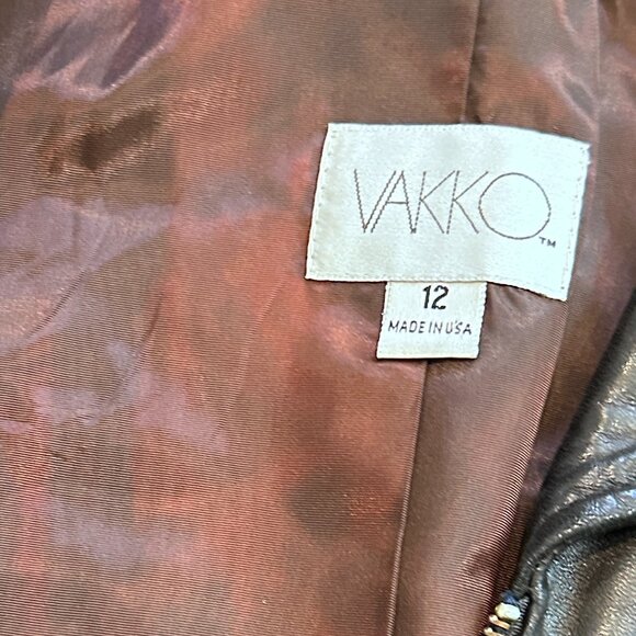 Vintage Black Leather Blazer Style Jacket - Picture 9 of 16